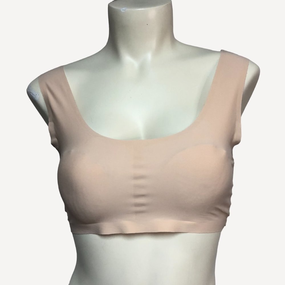 Yummie Nude Bralette With Lace Size Small